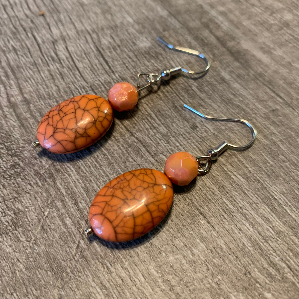 Stone Drop Earrings
